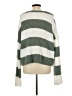 Unbranded 100% Polyester Stripes Green Pullover Sweater Size L - photo 2