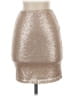 Lulus 100% Polyester Metallic Silver Gold Formal Skirt Size S - photo 1