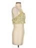 Simplee Yellow Sleeveless Blouse Size S - photo 4