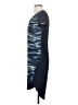 ALLSAINTS Spitalfields 100% Polyester Graphic Blue Casual Dress Size 0 - photo 5