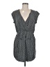 DR2 100% Recycled Polyester Chevron-herringbone Gray Casual Dress Size M - photo 1