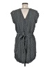 DR2 100% Recycled Polyester Chevron-herringbone Gray Casual Dress Size M - photo 2