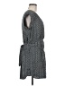DR2 100% Recycled Polyester Chevron-herringbone Gray Casual Dress Size M - photo 4