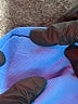 Pull&Bear Solid Blue Athletic Shorts Size XS - photo 4