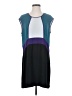 BCBGMAXAZRIA 100% Polyester Color Block Blue Casual Dress Size S - photo 1