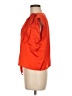Ann Taylor 100% Polyester Orange Short Sleeve Top Size M - photo 5