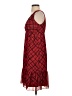The Limited 100% Polyester Argyle Red Casual Dress Size XS - photo 5
