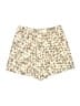 Cinq à Sept 100% Polyester Tweed Ivory Shorts Size 0 - photo 2