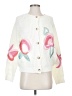 Listicle 100% Acrylic Hearts White Jacket Size S - photo 1
