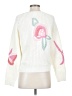 Listicle 100% Acrylic Hearts White Jacket Size S - photo 2