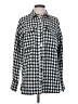 Shoedazzle 100% Polyester Houndstooth Gray Coat Size S - photo 1