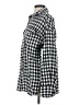 Shoedazzle 100% Polyester Houndstooth Gray Coat Size S - photo 5