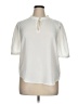 Tommy Hilfiger 100% Polyester Ivory Short Sleeve Blouse Size XL - photo 1