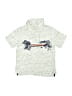 Gap 100% Cotton Silver Short Sleeve Turtleneck Size 5 - photo 1