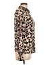 Calvin Klein Animal Print Brown Long Sleeve Blouse Size L - photo 4