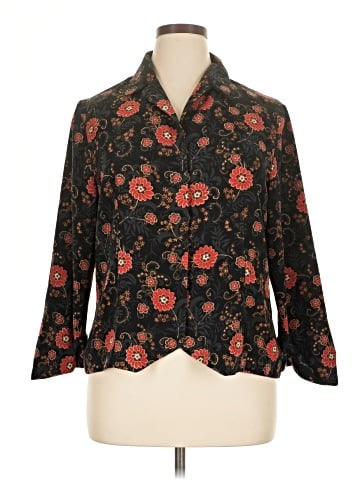 Sag Harbor 3/4 Sleeve Blouse (view 1)