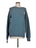 Apex Chevron-herringbone Teal Pullover Sweater Size L - photo 1