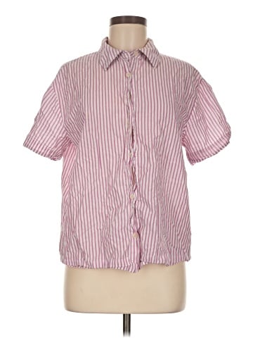 Eberjey Short Sleeve Button-Down Shirt (view 1)