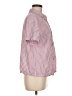 Eberjey Stripes Pink Short Sleeve Button-Down Shirt Size M - photo 4