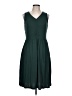 Assorted Brands Solid Green Casual Dress Size L - photo 1
