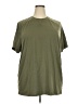 Assorted Brands Solid Green Short Sleeve T-Shirt Size 2X - photo 1