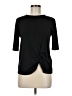 Topshop Black 3/4 Sleeve Top Size 6 - photo 1