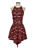 rue21 Graphic Orange Cocktail Dress Size S - photo 1