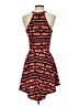 rue21 Graphic Orange Cocktail Dress Size S - photo 2