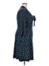 Leota Polka Dots Blue Casual Dress Size XXL - photo 4
