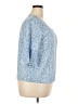 Unbranded 100% Polyester Blue 3/4 Sleeve Blouse Size XXL - photo 4
