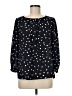 Les Serein 100% Polyester Polka Dots Black 3/4 Sleeve Blouse Size M - photo 1