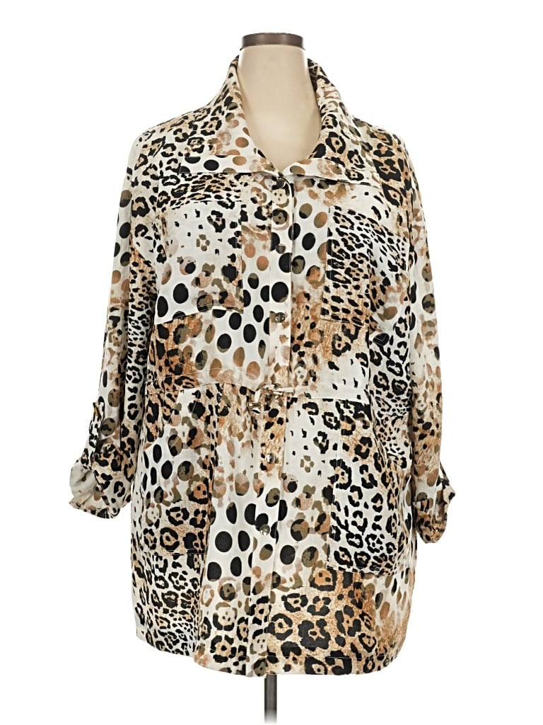Pre-owned Chico's Coat In Gold