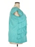 Rafaella Teal Short Sleeve Top Size XXL - photo 4