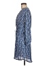Maeve 100% Polyester Paisley Blue Casual Dress Size M - photo 5