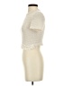 Shein Ivory Short Sleeve Turtleneck Size S - photo 5