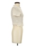 Shein Ivory Short Sleeve Turtleneck Size S - photo 4
