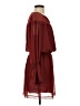 M.S.S.P. 100% Polyester Solid Burgundy Casual Dress Size M - photo 4