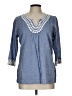 Boden Blue 3/4 Sleeve Blouse Size 10 - photo 1
