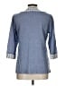 Boden Blue 3/4 Sleeve Blouse Size 10 - photo 2