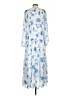 Sugar Lips 100% Polyester Blue Casual Dress Size S - photo 2