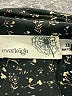 Everleigh 100% Polyester Floral Black Short Sleeve Blouse Size XS - photo 7