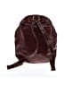 Leather Craftsman Burgundy Brown Leather Backpack One size - photo 2