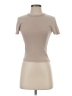 Zara Tan Short Sleeve Turtleneck Size S - photo 1