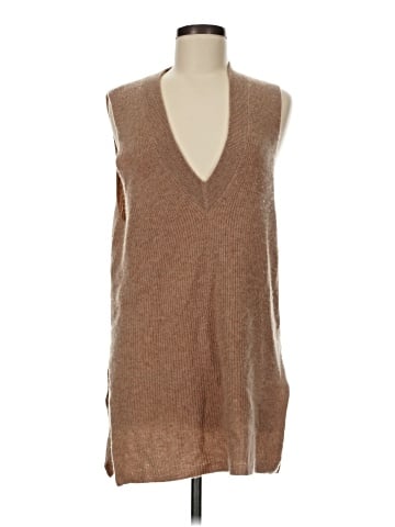 Skull Cashmere Sweater Vest (view 1)