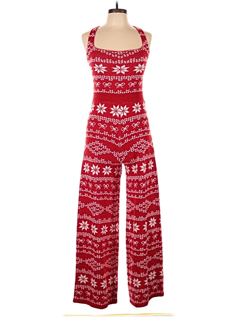 Pre-owned Forever 21 Jumpsuit In Red