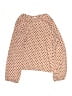 Zara Polka Dots Orange Long Sleeve Blouse Size 13 - 14 - photo 2