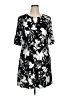 Ruby Rd. Print Black Casual Dress Size XL - photo 1