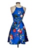 Monteau Floral Blue Casual Dress Size S - photo 2