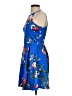 Monteau Floral Blue Casual Dress Size S - photo 5