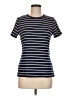 Lands' End Stripes Blue Short Sleeve Turtleneck Size M - photo 1